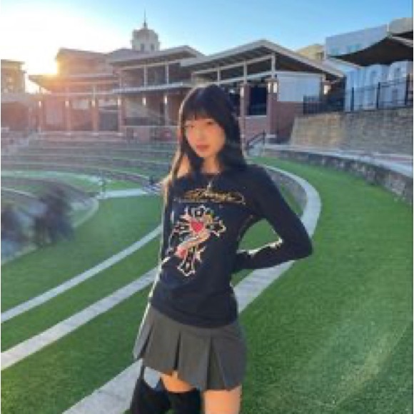 LAST ONE! BLOGGER'S FAVE! Famous Zara Box Pleat Skort Gray NWT - Picture 11 of 15